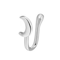 New Earring Gift Star Heart Girl Nose Ring Fake Piercing Nose For Women Clip On Crown Body Jewelry Copper Cuff Ear Clip 8