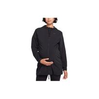 Nike Solid Color Hooded Zip-Up Casual Jacket Women jackets Black FB4686-010 XS