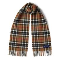 ABRAHAM MOON Merino Wool Muffler 25cm - Camel Thompson FREE