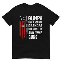 Gunpa Kaip normalus senelis, bet linksmesnis ir turintis ginklų Marškinėliai L