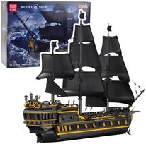 LeanToys Konstrukciniai kaladėlės Piratų laivas Juoda Perla 5266 vnt. | 23665 | 5905991072591