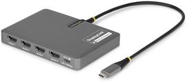 Stotis/replikator StarTech STARTECH.COM USB-C darbastalio adapteris 4 monitoriams 4K 60Hz HDMI 140W PD Passthrough USB klaviatūrai ir pelėi TAA | QUAD-USB-HDMI-ADAPT | 0065030915830
