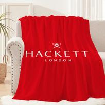 Fashion Luxury Logo Blanket Plush Nap Sofa rug for H-Hackett-es Living Room Warm Office Bedroom Birthday Home Travel Kid Gifts 30x40in