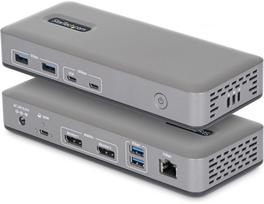 Stotis/replikator StarTech USB-C DOCK 2X DP 100W PD | 201UE-USBC-DOCK | 0065030921855