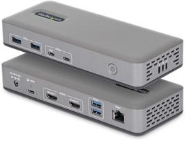 Stotis/replikator StarTech STARTECH.COM USB-C dokas Dual 4K 60Hz HDMI MST dokas 100W maitinimo tiekimas nešiojamojo kompiuterio įkrovimui be Windows tvarkyklių | 196UE-USBC-DOCK | 0065030921756