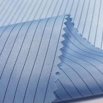 100x100cm Anti-static Fabrics Dust-proof and Clean Clothing Fabrics Conductive  Anti-static Silk Striped Work Clothes Fabrics 100X100CM