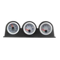 Pod Holder Cup Mount Gauge Holder Triple Three Auto Car Gauge Meter for Holding Three Automobile Gauges 2in/52mm Diameter