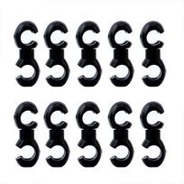 10Pcs Bike Cross Line Clips Mountain Road Bicycle Brake Gear Cable Clips Rotating S Style Hook Clips Cycling Replacement Parts juoda