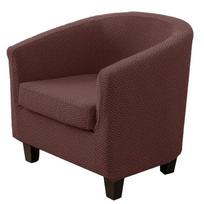 2pcs Jacquard Tub Chair Cover Elastic All-inclusive Armchair Slipcover Club Sofa Slipcover with Cushion Cover Furniture Cover