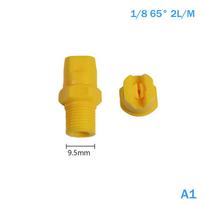 1Pc Plastic Vee Jet Flat Fan Cone Spray Nozzle 1/8  1/4  1/2  Industrial Factory Cleaning Dust Removal Nozzle