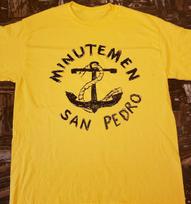 Vtg Minutemen San Pedro Punk Rock Cotton Yellow All Size Unisex Shirt MM805 S