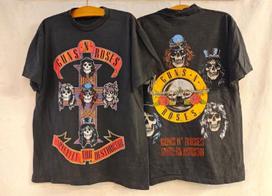 VTG Guns N Roses Tour Appetite for Destruction XL Single Stitch REPRINT Unisex T-Shirt XL