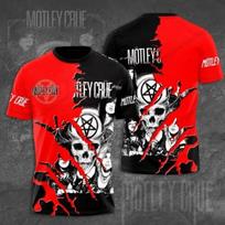 New Rapper Rock Motley Crue Band 3d Print T-shirt Men Women Fashion Hip Hop Sports Tops Tees Kids Tshirt Tour Album T Shirt Male XXXXL