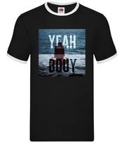 Yeah Buoy - Mens Ringer - Yeah Boi Boy Chav Pun Slang Funny Sea XS