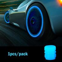 1-20Pcs Car Luminous Tire Valve Cap Motorcycle Bike Wheel Nozzle Night Glowing Fluorescent Decor Tyre Valve Stem Luminous Caps 1pc blue