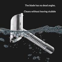 Unisex Double Edge Safety Razor Set Professional Barber Styling Accessories With Delicate Box Holder Blade Included one size