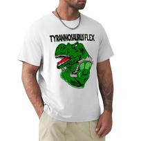 Tyrannosaurus Flex Shirt Unique Gym Shirts For Fitness Tshirt Lightweight Sport Basic Tshirt S