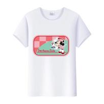 Kawaii Disney Cartoon Minnie Summer Blouses Men t-shirt White Tees Women Tshirt Ladies Mickey Mouse Tops Oversized Love Clothes M