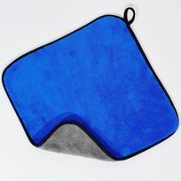 Double-Thick High-Density Coral Fleece Car Wash Towel - Absorbent, Dual-Sided, Ideal for Cleaning Glass, with Optional Logo Customization 500 GSM