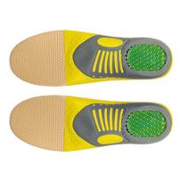 Orthotics Insoles Massage Breathable Shock Absorbing Flat Foot Arch Orthopedic Insole for Men Women S(for 2-4kg)