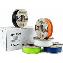 Spectrum Spectrum 3D filament, Premium PET-G, 1,75mm, 5x250g, 80748, mix Artic White, Deep Black, Lion Orange, Navy Blue, Lime Green | 80748 | 5903175655448
