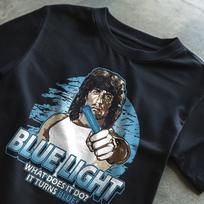 Rambo Pirmoji kraujo kova Rocky Juokinga citata Stallone Retro 80-ųjų 90-ųjų marškinėliai 3XL