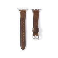 Frosted Italian Leather Strap for Apple Watch 38mm/40mm/41mm compatible