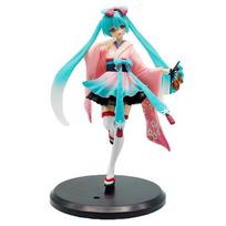 Nauji Hatsune Miku Anime Figūrėlės Žaislai Neo Tokyo Serija Kimono MIKU Kawaii Animacinis PVC Veiksmo Figūrėlė Modelis Lėlės Gimtadieniai Dovanos blue