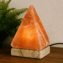 Himalayan Salt Lamp Pyramid USB Multicolor 9cm