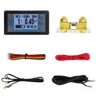 Battery Tester 0-500A Voltmeter Ammeter Multimeter with Shunt Car Battery Coulometer Power Detector Tester for Cart 1