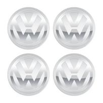 2026 Karštas VOLKSWAGEN VW 4 vnt. 56/60/65/70/75mm Automobilio ratų centrinės stebulės dangteliai Lipdukas Ženklelis Volkswagen VW B5 GTI Golf 5 7 Caddy 56mm
