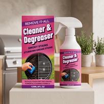 Remove It-All Cleaner and Degreaser 120ml Powerful Formula for Removing Smoky Stains and Stubborn Grease from Grills and Surfaces One Size rožinė