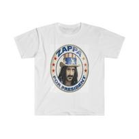 Frank Zappa for President Soft Cotton T-Shirt Mens Womens Tees Top L