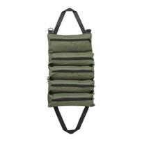Oxford Cloth Tool Organizer Bag for Car Multi-Function Portable Pouch with 5 Zippers Back Seat Hanging Storage for Auto Repair žalia