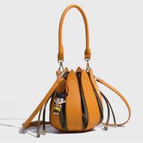 Super Ugnies Lotoso Krepšys Kibirėlis Originalus Nišinis Dizainas Rudas Moliūgo Krepšys Rankų Skalbimo Rankinė Crossbody Krepšys