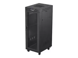 LANBERG rack cabinet 19 free-standing 32U 600x800 flat pack mesh door LCD black