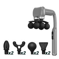 2026 New Gift 6-Heads Handhel Fascia Gun High Frequency Vibration Body Massage Gun Neck Shoulder Waist Back Handle Massager Fascia Masajeador