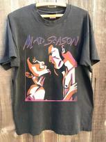 Y2k Hip Pop Tops Vintage Rock T Shirt Mad Season Retro T-shirt Print Short Sleeve Summer Casual Loose Fashion Streetwear Unisex M
