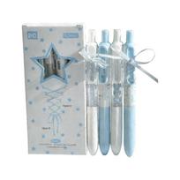 4Pcs Lace Ribbon Gel Inks Pen 0.5MM Fine Point Retractable Gel Pen Black Inks Quick Drying for Journaling Note Taking