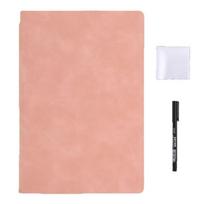 Portable Erasable Whiteboard Notebook 6.61x9.53Inch PU Memoboard Writing Pad for Daily Note Taking Drawing Journaling 1