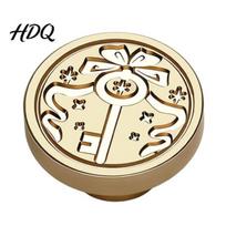 Decorative Wax Seal Head Brass Stamp Head Vintage Key Pattern Embossed Sealing Replacement for Envelope Journal Gift Packaging Invitation DIY B