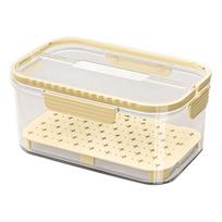 Portable Food Storage Container, Leakproof Lunch Box for Meal Prep, Bento Box with Lid for Adults Kids One Size