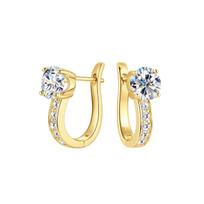 Moissanite Drop Earrings for Women, Fashion Versatile Design, 2602-2 one size