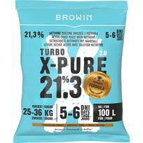 Turbo X-PURE 48 distiliavimo mielės 21,3% 48 val. 100L fermentacijai 5-6 dienos