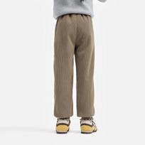 Girls' Fleece-Lined Embroidered Cuffed Pants 160