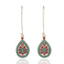Ethnic India Wedding Dangle Female Women Drop Earrings Ear Studs Jewelry Fashion Accessories