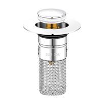 Push Button Sink Stopper, -Up Plug for Bathroom , Lavatory Sink One Size
