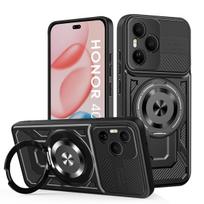 For Honor 400 Pro Case Honor 400 Phone Cover 400 Pro Magnetic Armor Shockproof Ring Holder Case Magsafe Wireless Charge Cover HONOR 400 gray