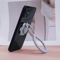 Silicone MagSafe 360° Rotating Magnetic Stand with Suction Cup and Finger Ring