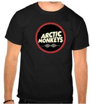 Arctic Monkeys Roko Muzikos Logotipas Juodi Marškinėliai -1285- XL